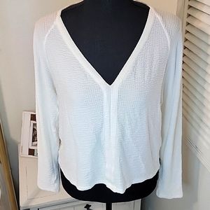 Anthropologie Soft Ribbed Shirt